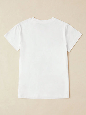 Cherry And Bowknot Printed Regular T-Shirt