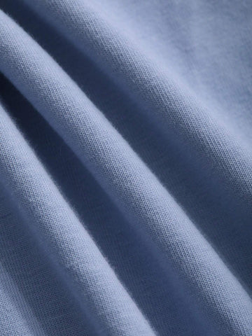 DAZY V-Neck Tie Detail Slim Fit Short Sleeve T-Shirt