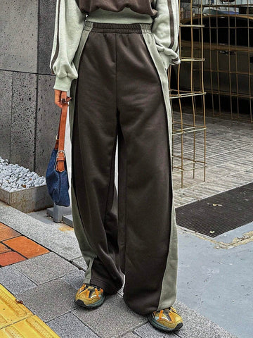 Dazy Star Women's Color Block Long Pants/trousers
