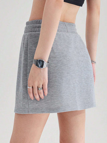 Coolane Women's Summer Casual Slim Fit Mini Knit Skirt