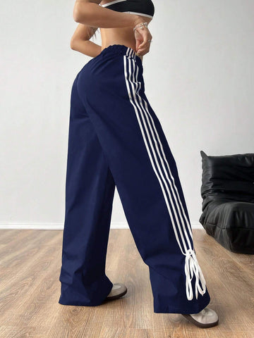 EZwear Women Weave Strap Cargo Pant Workwear Trouser