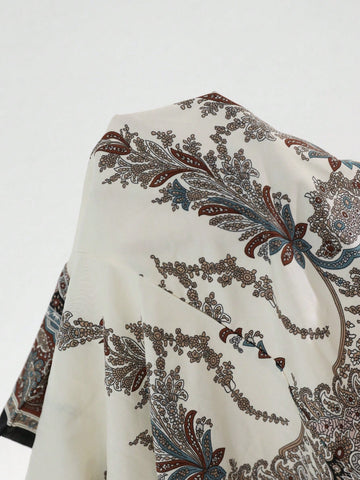 VCAY Off-Shoulder Floral Print Bodycon Dress