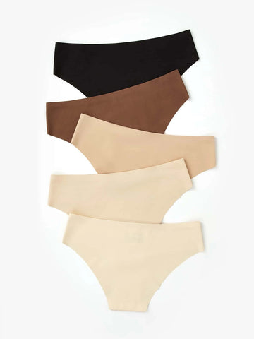 Luvlette 5pack Solid No Show Panty
